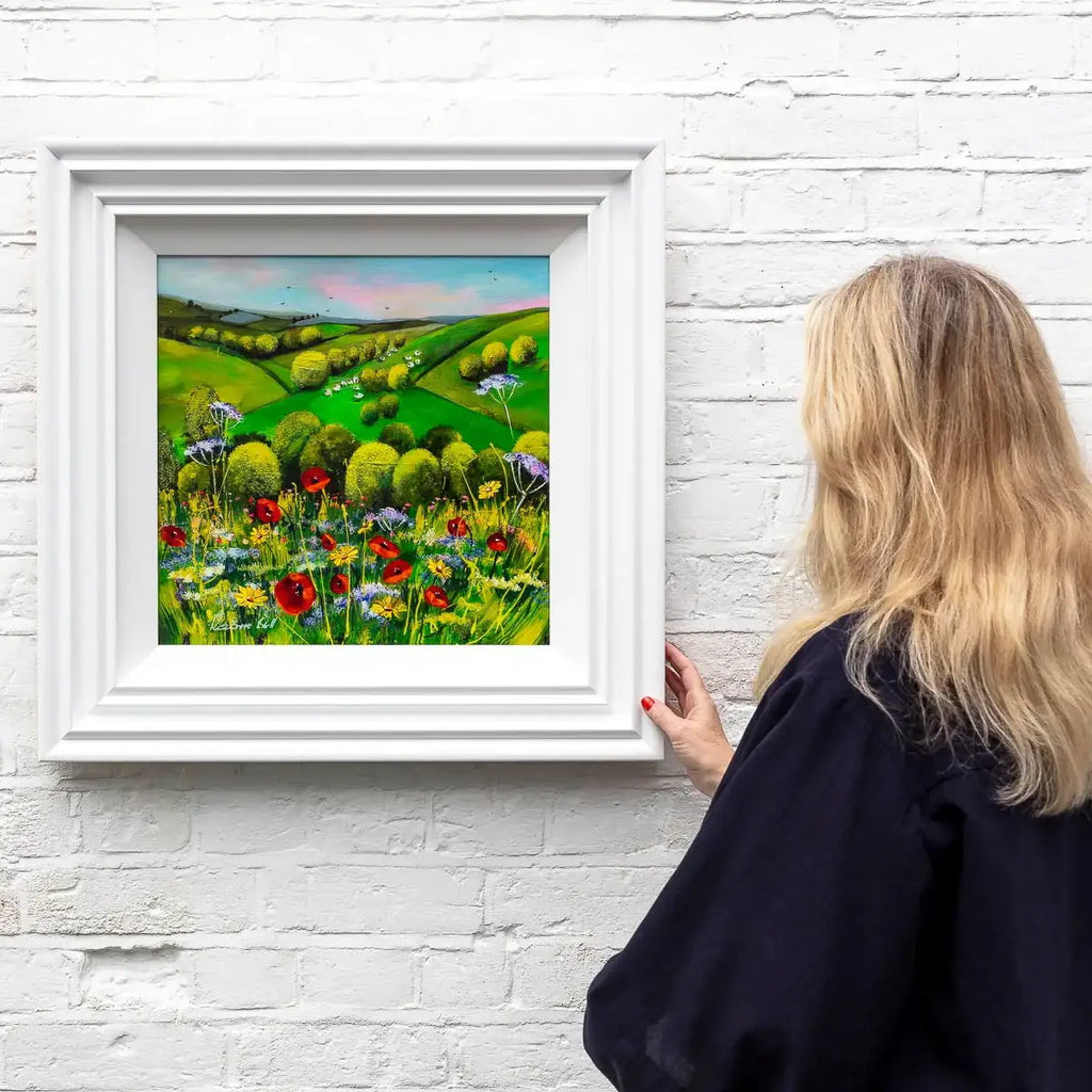 Rolling Hills - Original - SOLD by artist Rozanne Bell - Wyecliffe Galleries