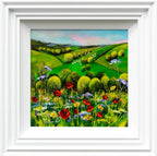 Rolling Hills - Original - SOLD by artist Rozanne Bell - Wyecliffe Galleries