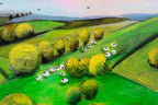 Rolling Hills - Original - SOLD by artist Rozanne Bell - Wyecliffe Galleries