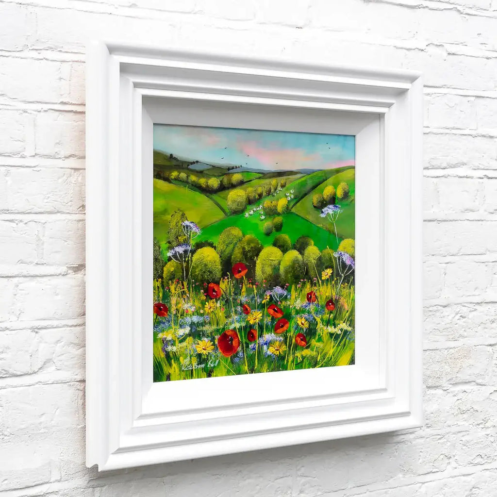 Rolling Hills - Original - SOLD by artist Rozanne Bell - Wyecliffe Galleries