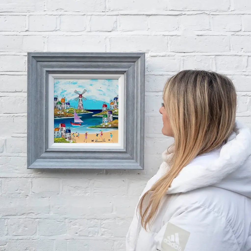 Sail Away With Me - Original - SOLD by artist Rozanne Bell - Wyecliffe Galleries