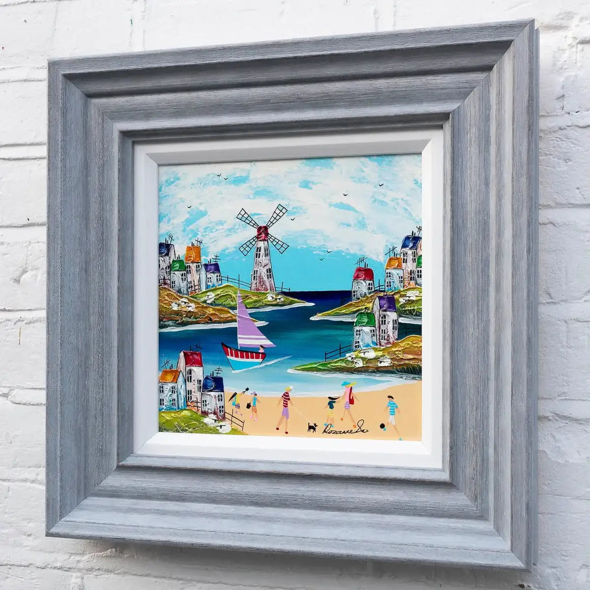 Sail Away With Me - Original - SOLD by artist Rozanne Bell - Wyecliffe Galleries