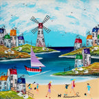 Sail Away With Me - Original - SOLD by artist Rozanne Bell - Wyecliffe Galleries