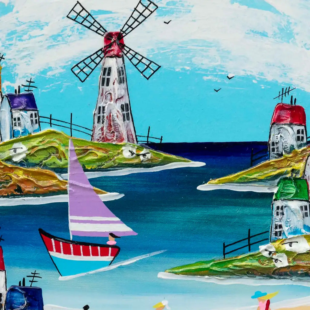 Sail Away With Me - Original - SOLD by artist Rozanne Bell - Wyecliffe Galleries