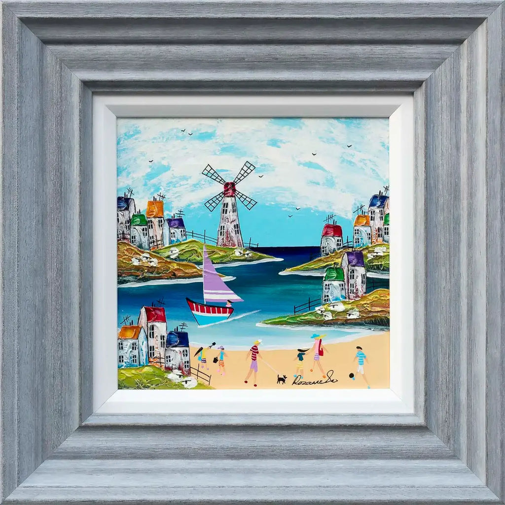 Sail Away With Me - Original - SOLD by artist Rozanne Bell - Wyecliffe Galleries