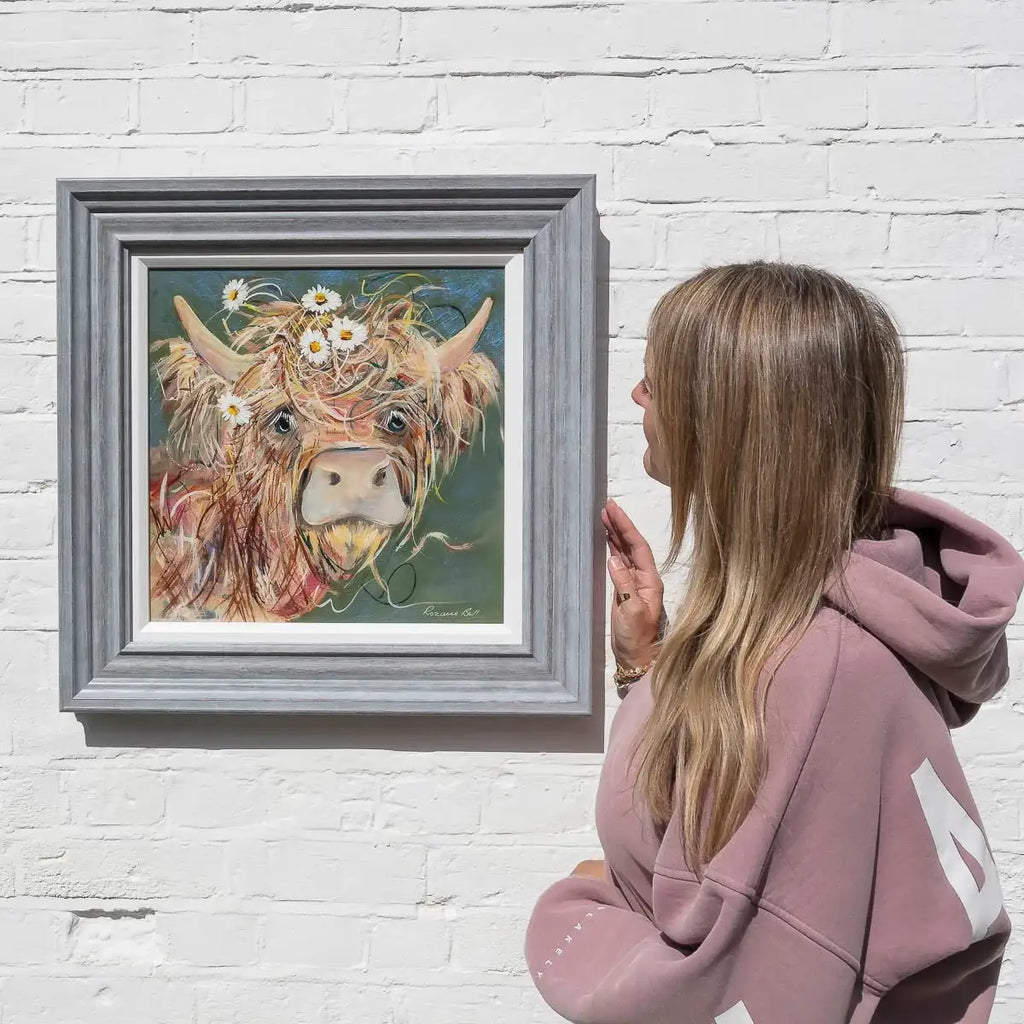 Shasta Daisies - Original by artist Rozanne Bell - Wyecliffe Galleries