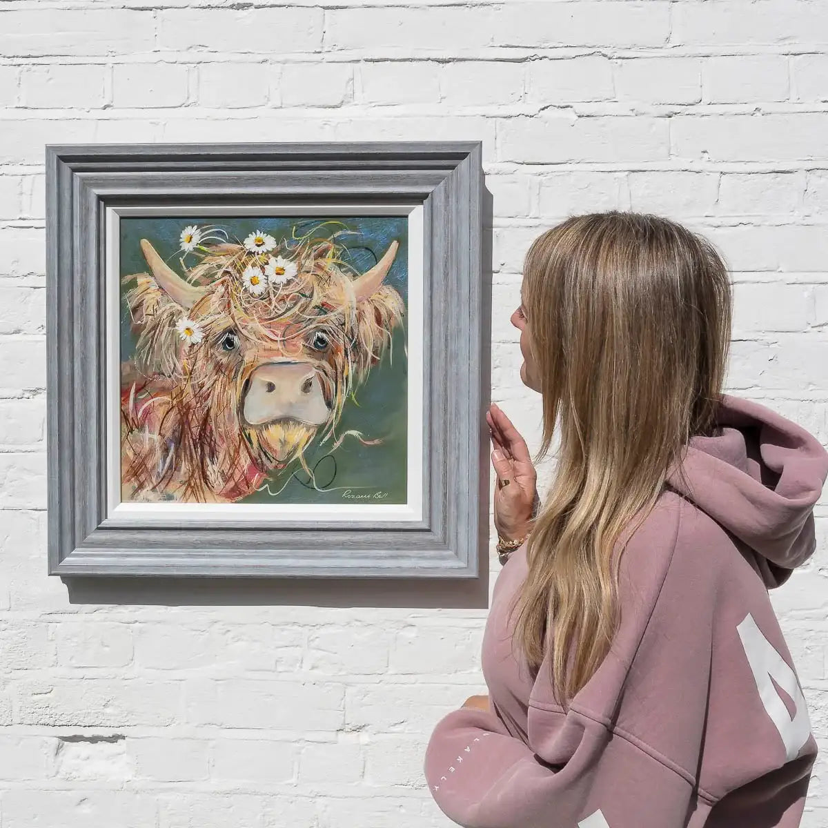 Shasta Daisies - Original by artist Rozanne Bell - Wyecliffe Galleries