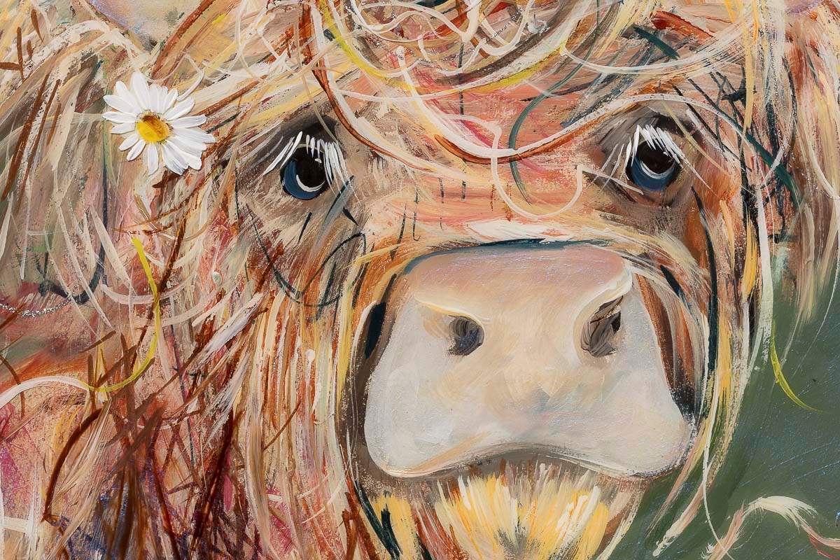 Shasta Daisies - Original by artist Rozanne Bell - Wyecliffe Galleries