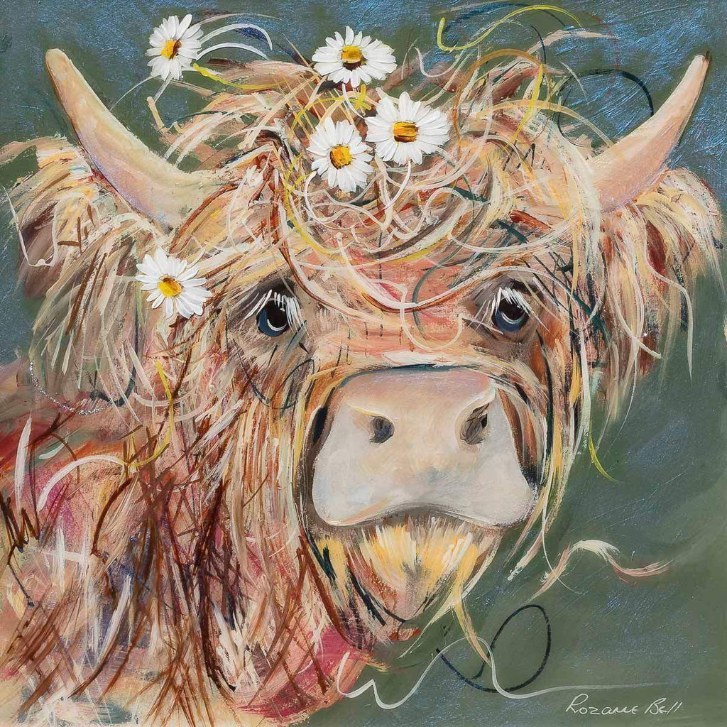 Shasta Daisies - Original by artist Rozanne Bell - Wyecliffe Galleries