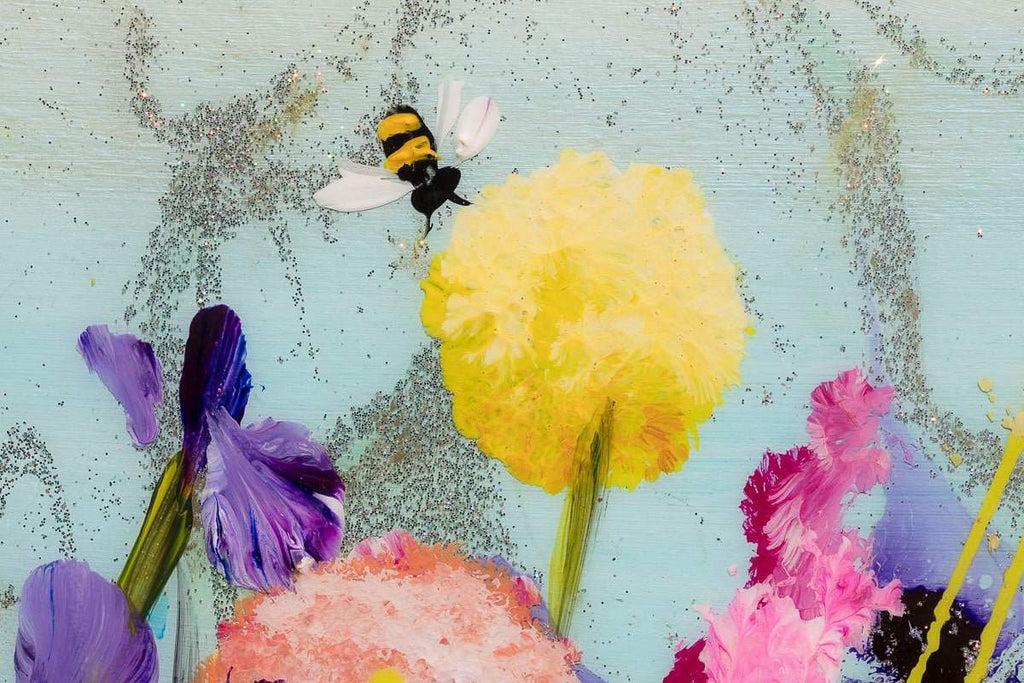 Shimmering Meadow - Original - SOLD by artist Rozanne Bell - Wyecliffe Galleries