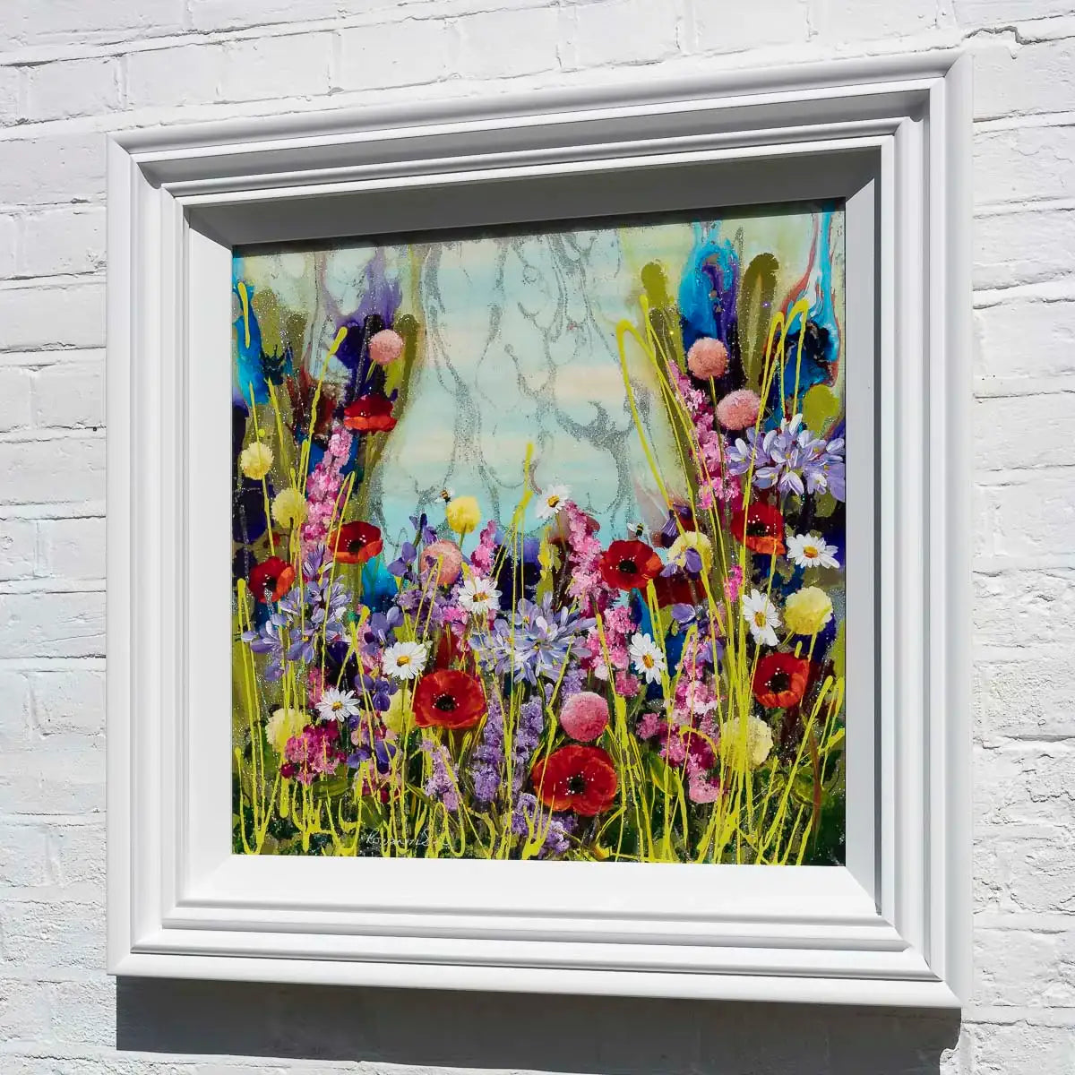 Shimmering Meadow - Original - SOLD by artist Rozanne Bell - Wyecliffe Galleries