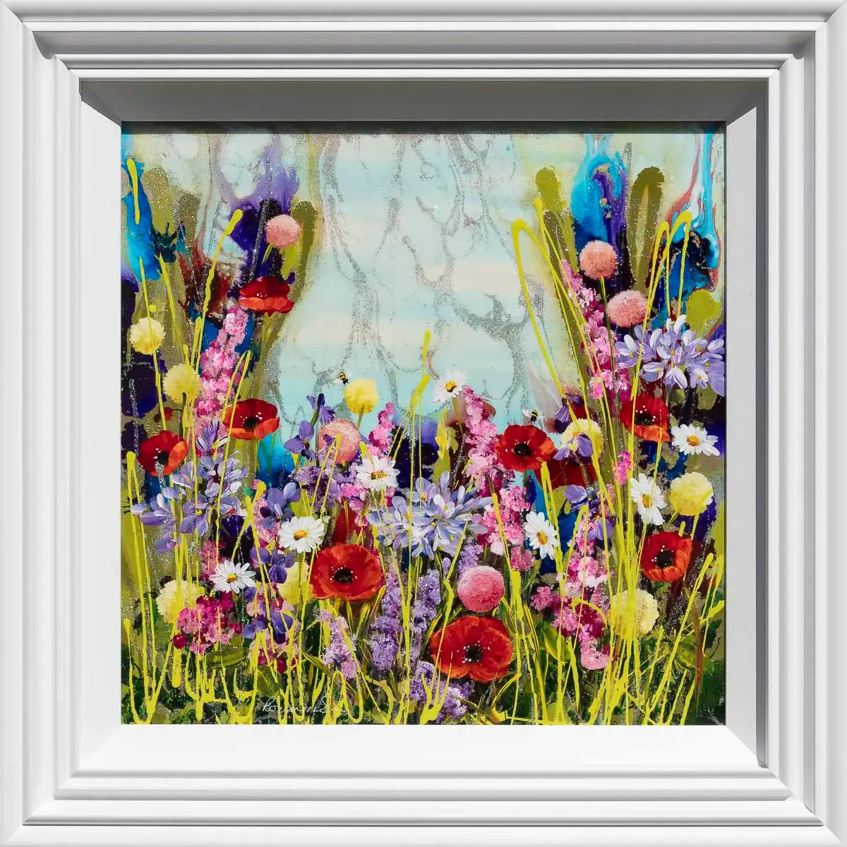 Shimmering Meadow - Original - SOLD by artist Rozanne Bell - Wyecliffe Galleries