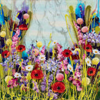 Shimmering Meadow - Original - SOLD by artist Rozanne Bell - Wyecliffe Galleries