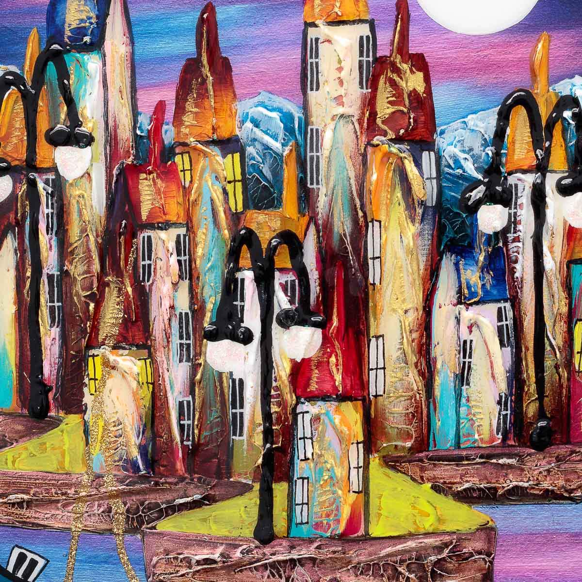 Shining Bright - Original - SOLD by artist Rozanne Bell - Wyecliffe Galleries