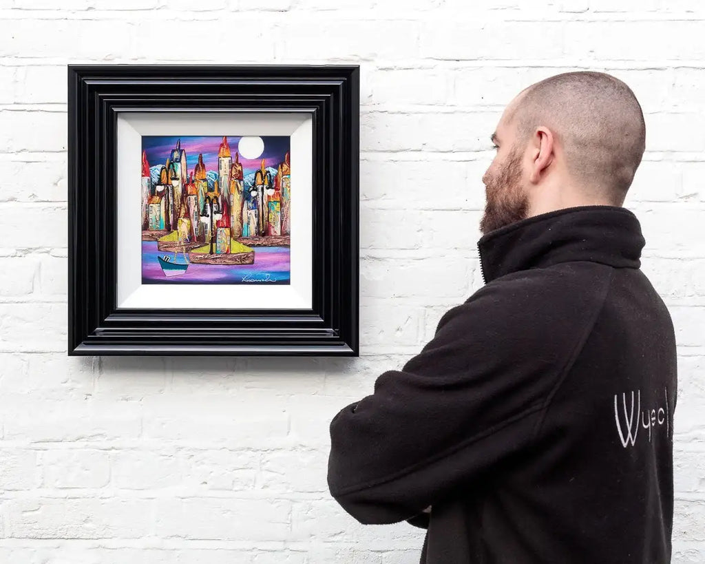 Shining Bright - Original - SOLD by artist Rozanne Bell - Wyecliffe Galleries