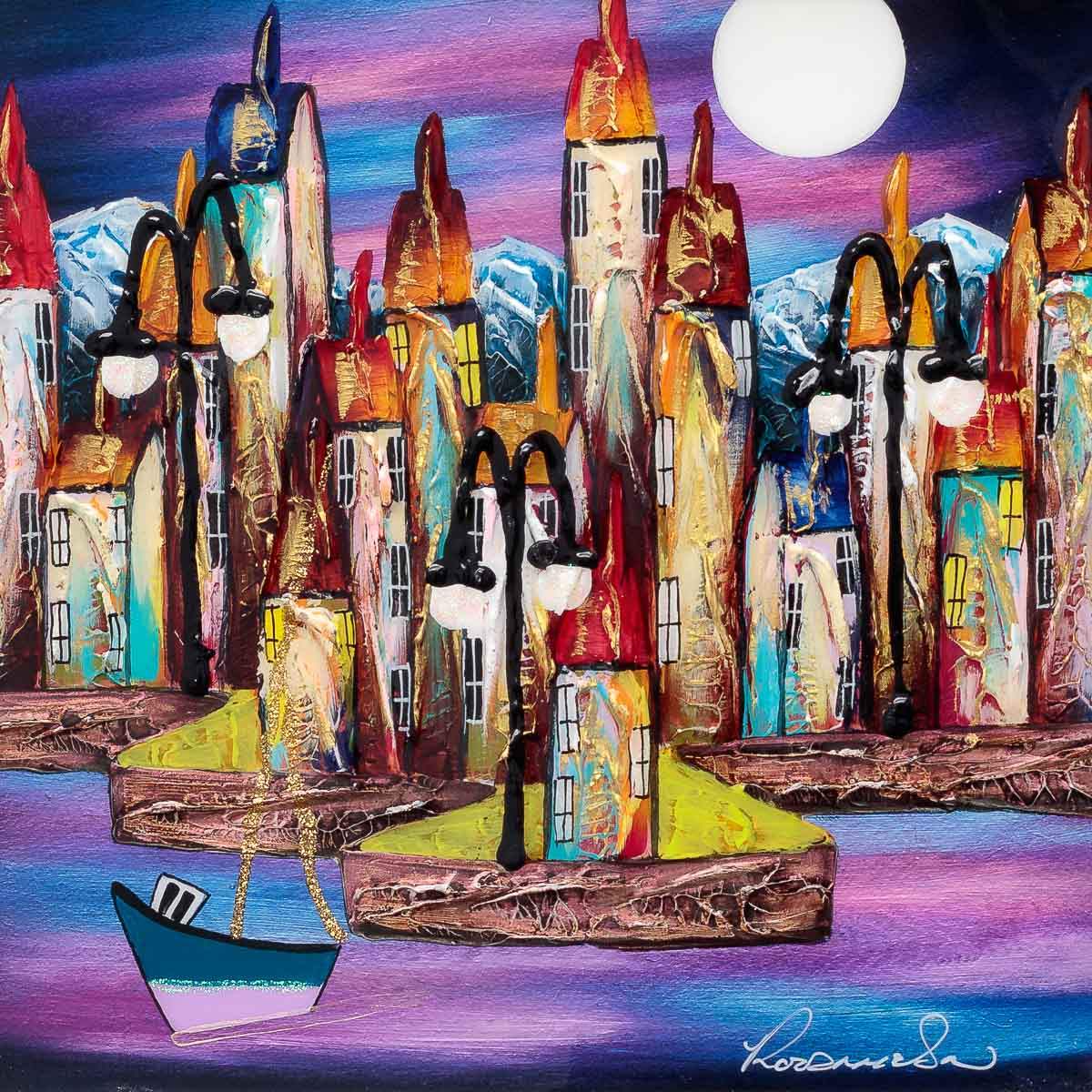 Shining Bright - Original - SOLD by artist Rozanne Bell - Wyecliffe Galleries