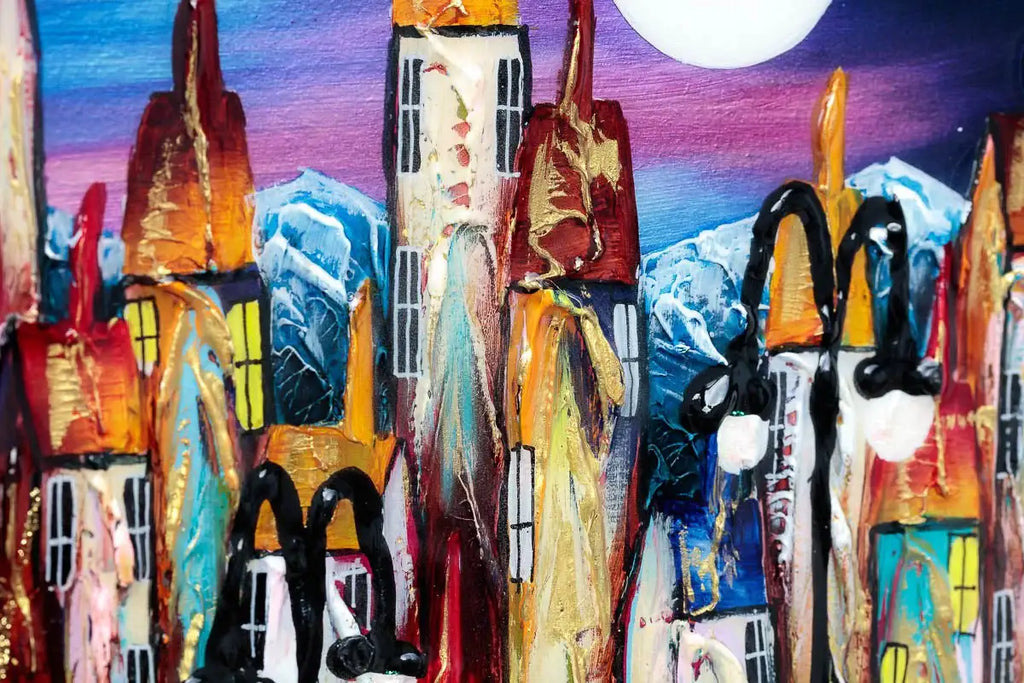 Shining Bright - Original - SOLD by artist Rozanne Bell - Wyecliffe Galleries