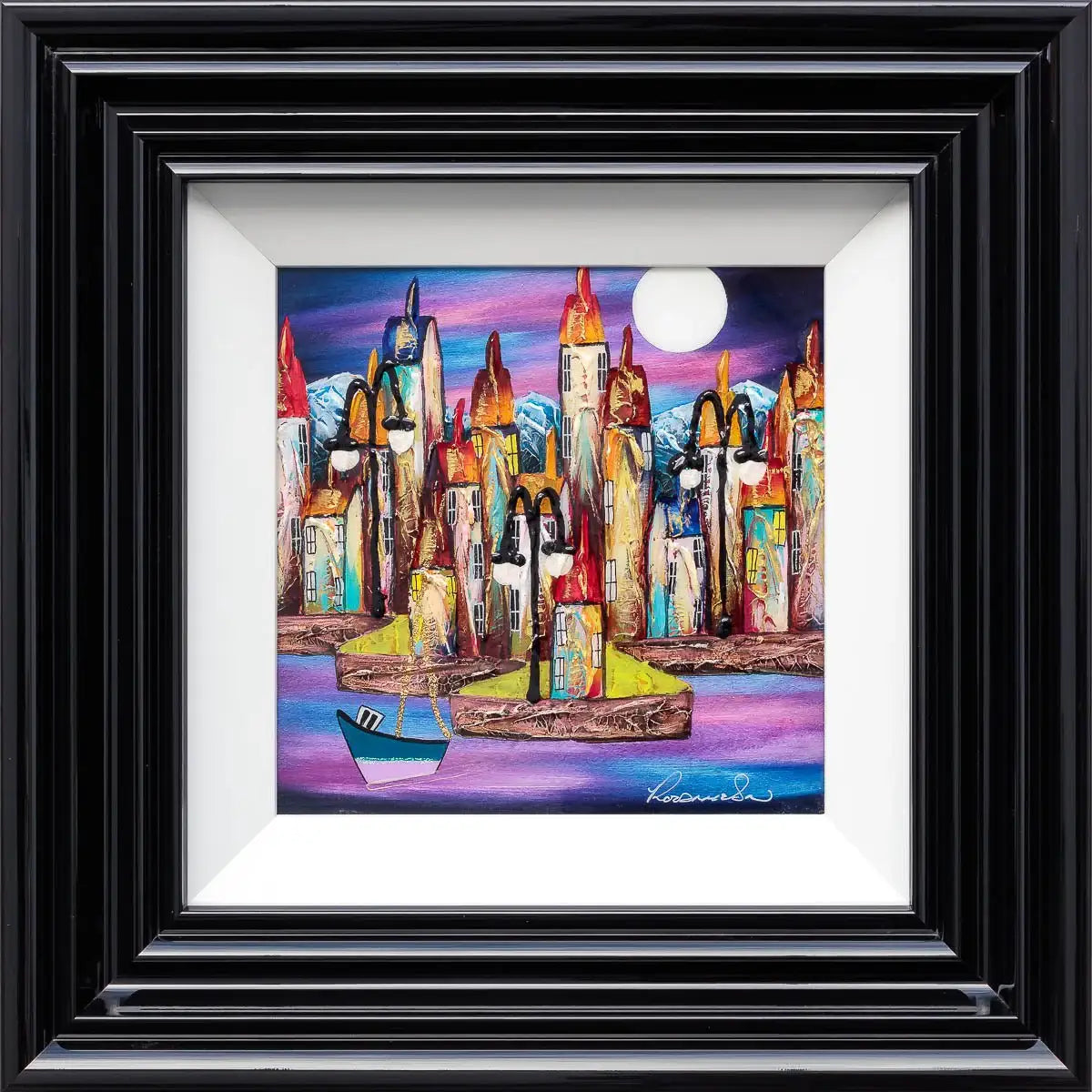 Shining Bright - Original - SOLD by artist Rozanne Bell - Wyecliffe Galleries