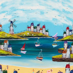 Summer Clouds - Original - SOLD by artist Rozanne Bell - Wyecliffe Galleries