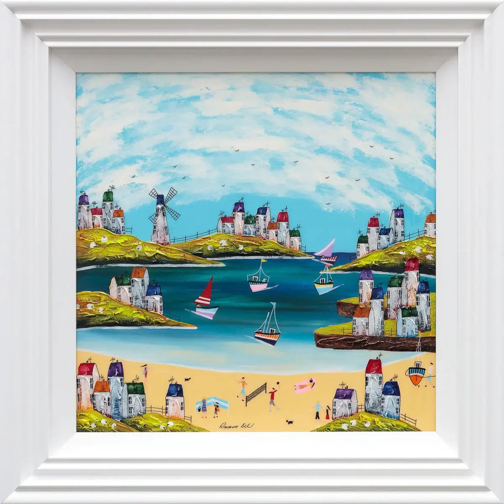 Summer Clouds - Original - SOLD by artist Rozanne Bell - Wyecliffe Galleries