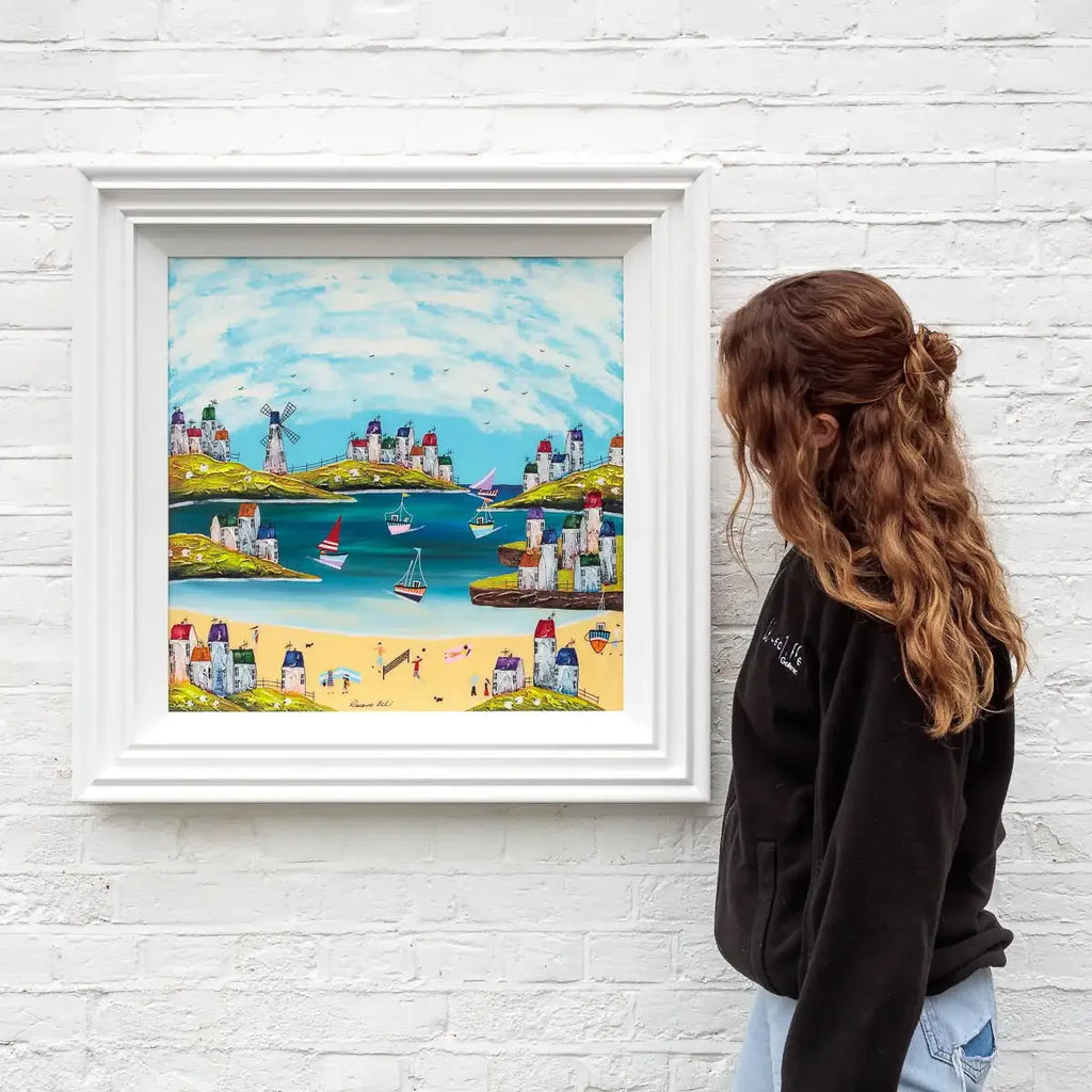 Summer Clouds - Original - SOLD by artist Rozanne Bell - Wyecliffe Galleries