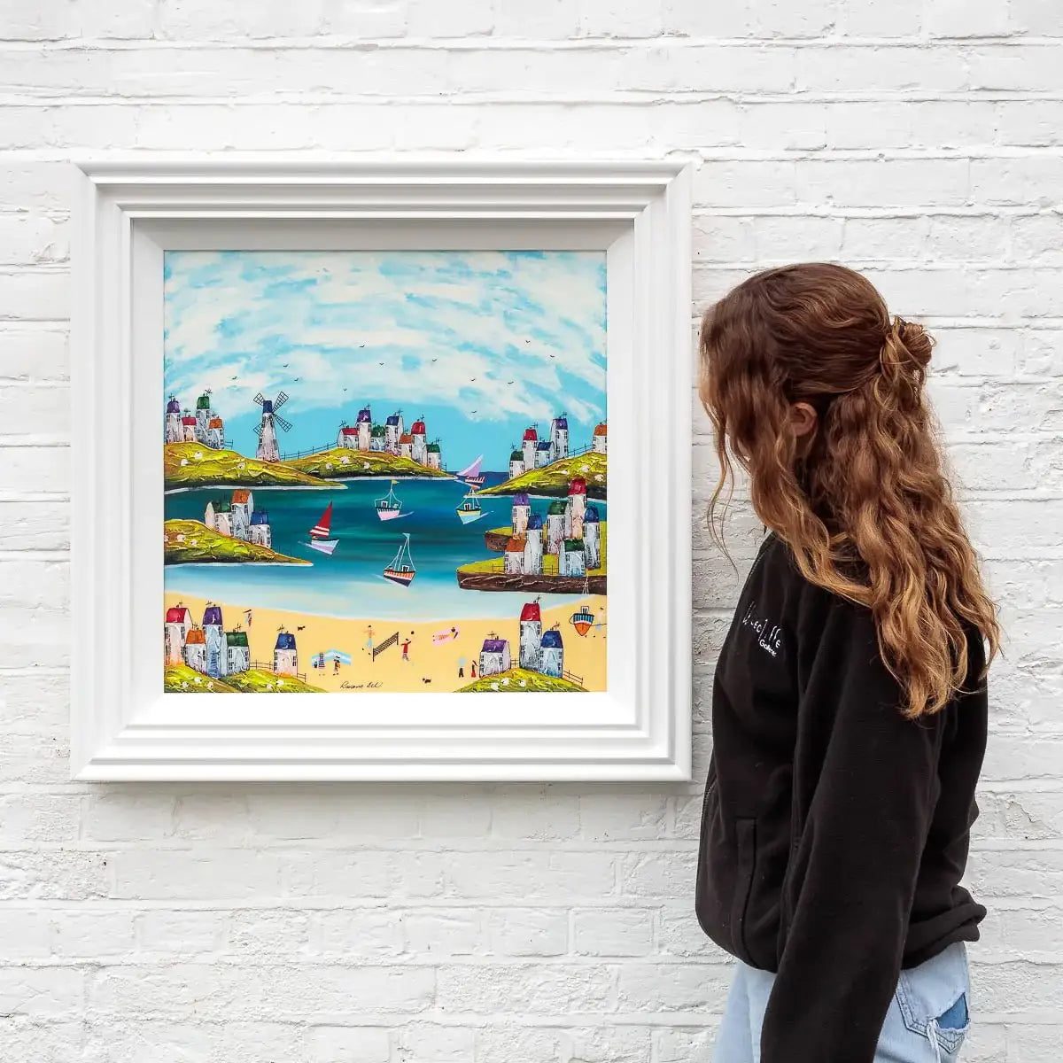 Summer Clouds - Original - SOLD by artist Rozanne Bell - Wyecliffe Galleries