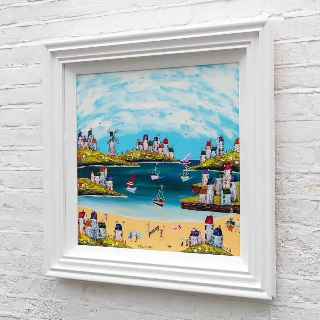 Summer Clouds - Original - SOLD by artist Rozanne Bell - Wyecliffe Galleries