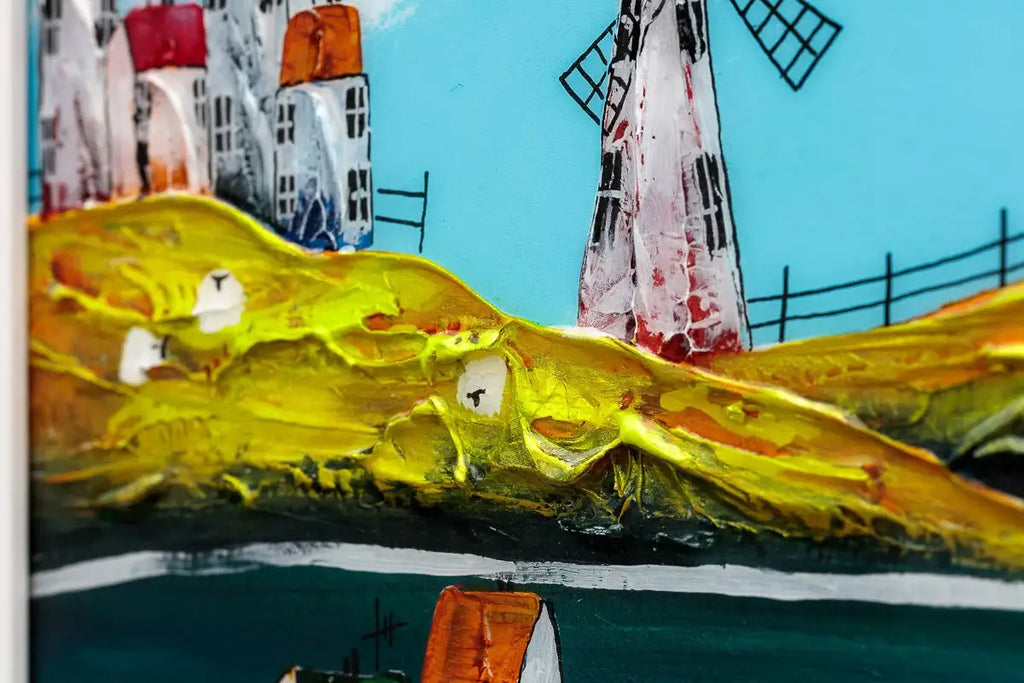 Summer Clouds - Original - SOLD by artist Rozanne Bell - Wyecliffe Galleries