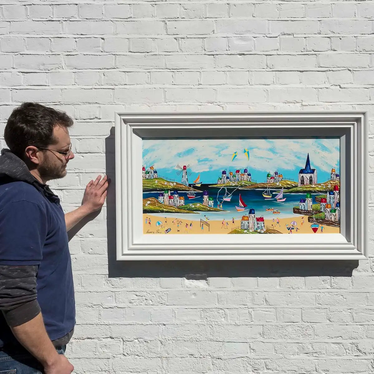Summer Fun In The Sun - Original - SOLD by artist Rozanne Bell - Wyecliffe Galleries