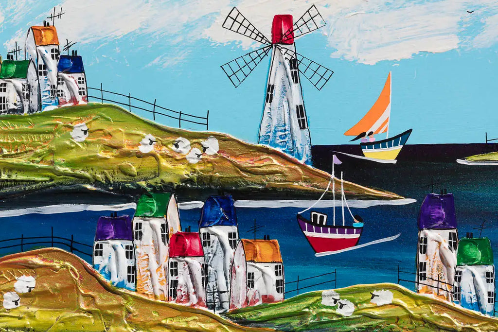 Summer Fun In The Sun - Original - SOLD by artist Rozanne Bell - Wyecliffe Galleries