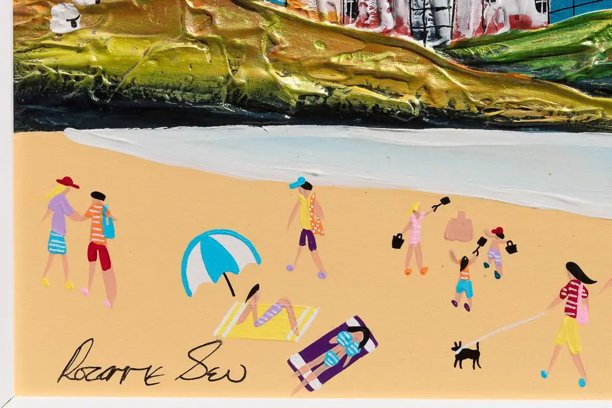 Summer Fun In The Sun - Original - SOLD by artist Rozanne Bell - Wyecliffe Galleries