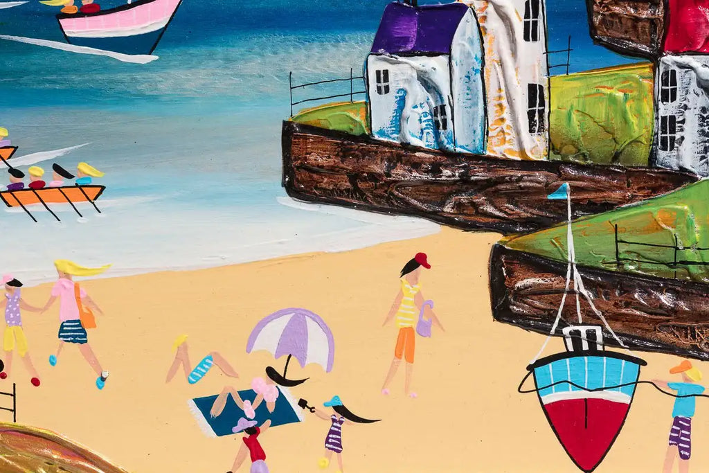 Summer Fun In The Sun - Original - SOLD by artist Rozanne Bell - Wyecliffe Galleries