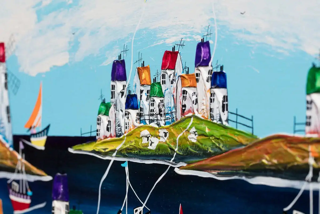 Summer Fun In The Sun - Original - SOLD by artist Rozanne Bell - Wyecliffe Galleries