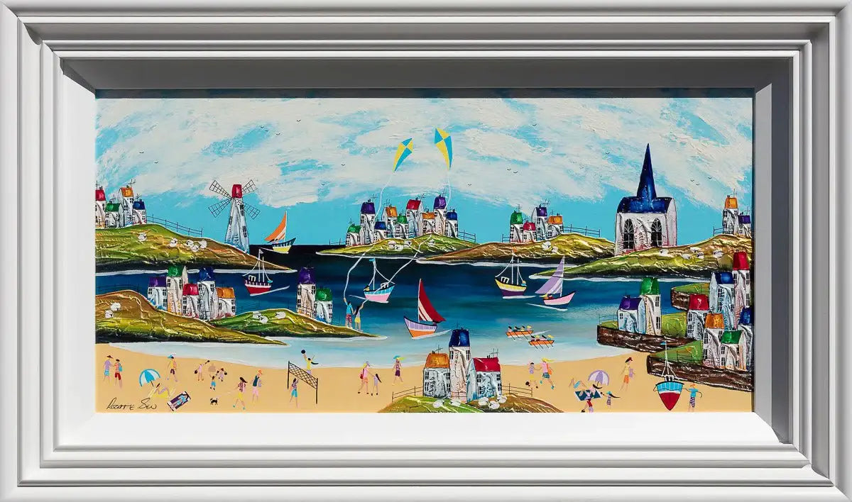 Summer Fun In The Sun - Original - SOLD by artist Rozanne Bell - Wyecliffe Galleries