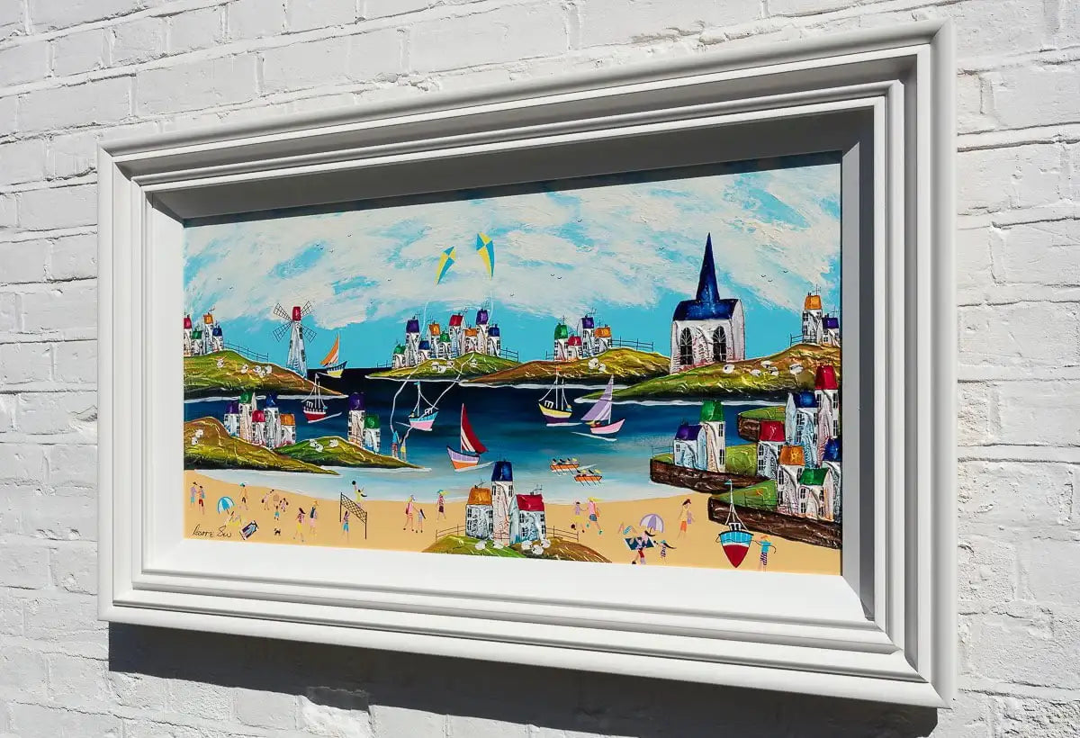 Summer Fun In The Sun - Original - SOLD by artist Rozanne Bell - Wyecliffe Galleries