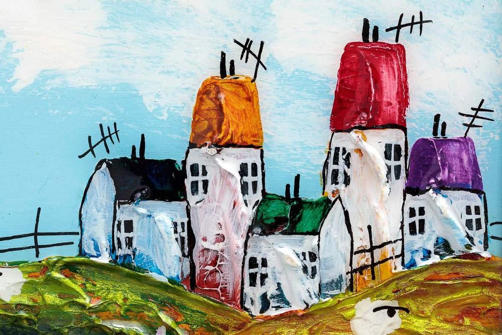 Summer, Summertime - Original - SOLD by artist Rozanne Bell - Wyecliffe Galleries