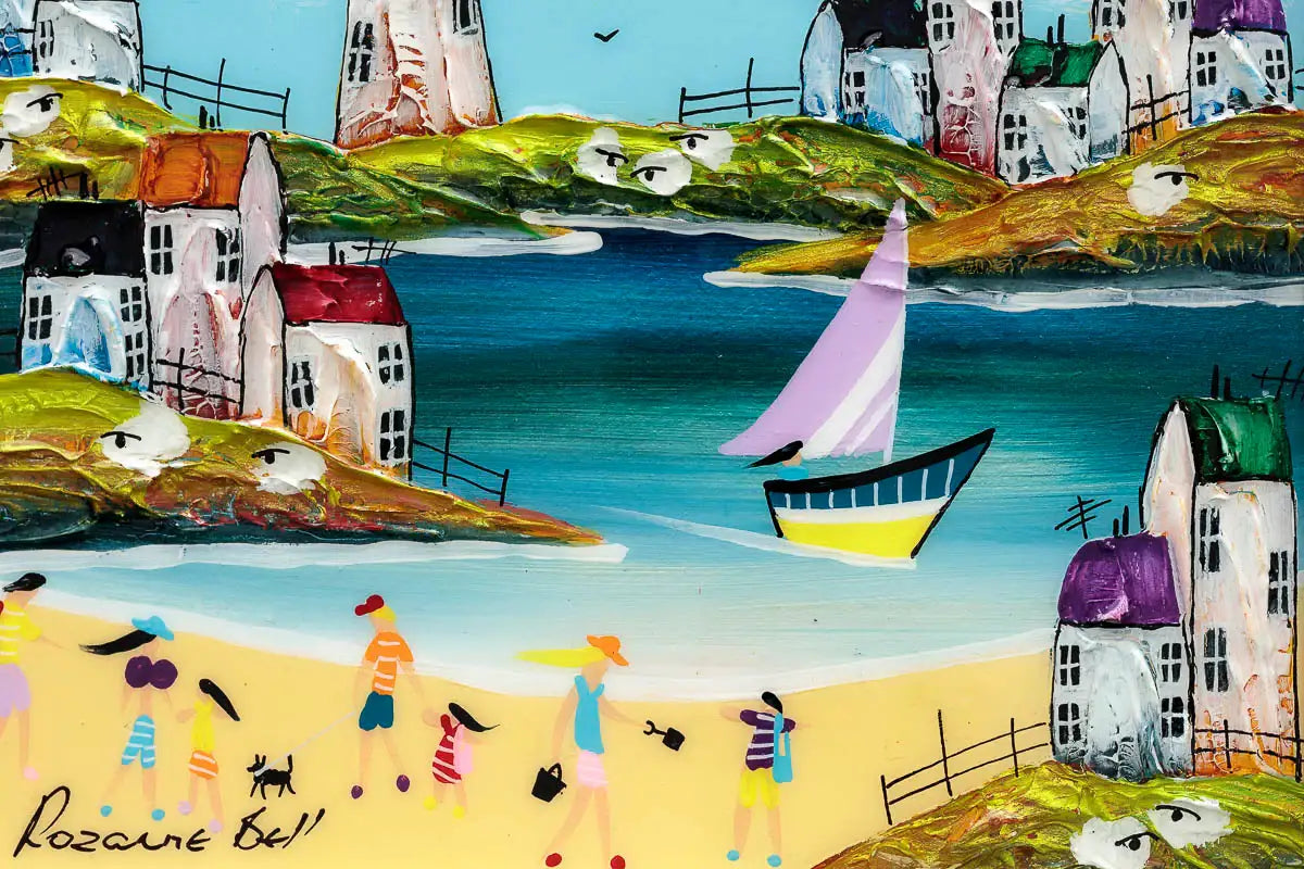 Summer, Summertime - Original - SOLD by artist Rozanne Bell - Wyecliffe Galleries