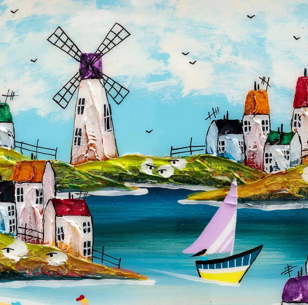 Summer, Summertime - Original - SOLD by artist Rozanne Bell - Wyecliffe Galleries