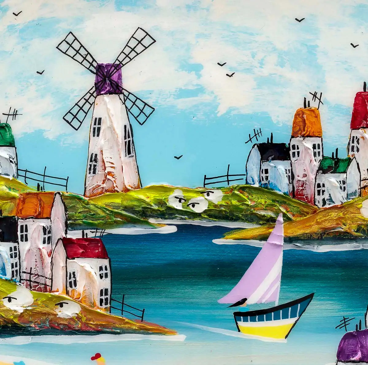 Summer, Summertime - Original - SOLD by artist Rozanne Bell - Wyecliffe Galleries