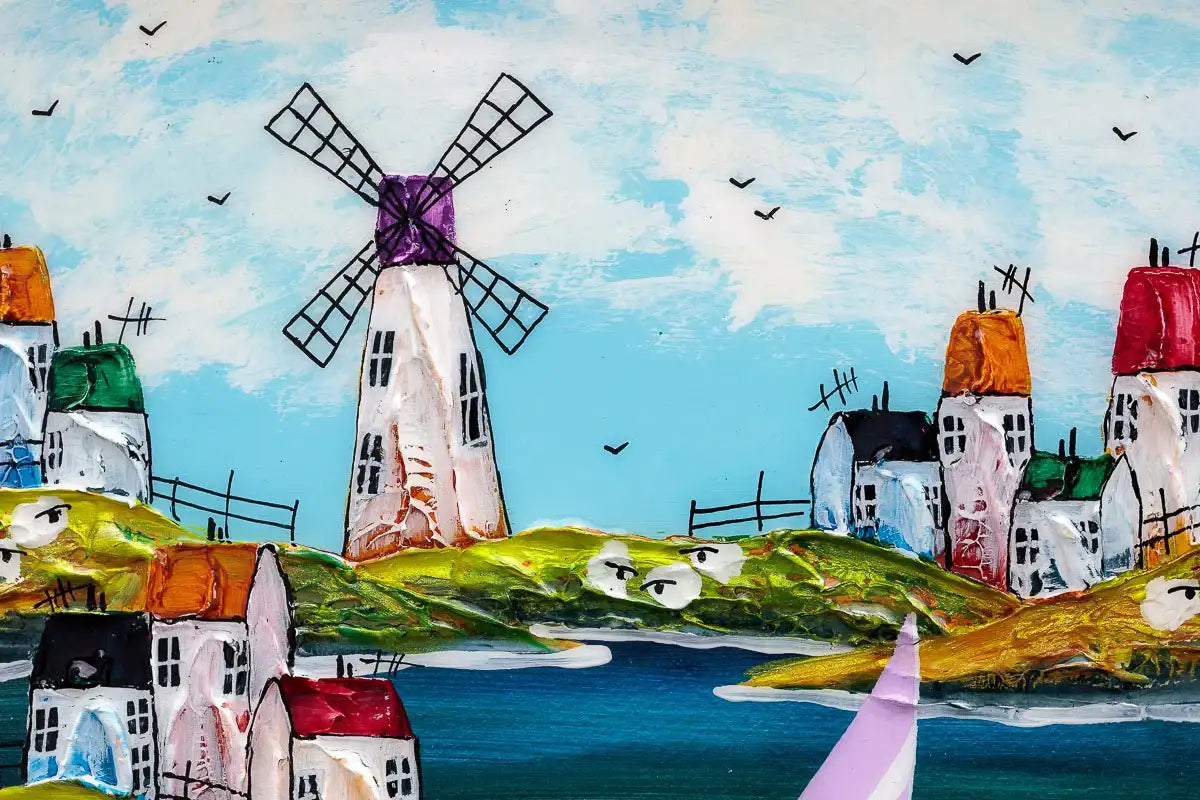 Summer, Summertime - Original - SOLD by artist Rozanne Bell - Wyecliffe Galleries