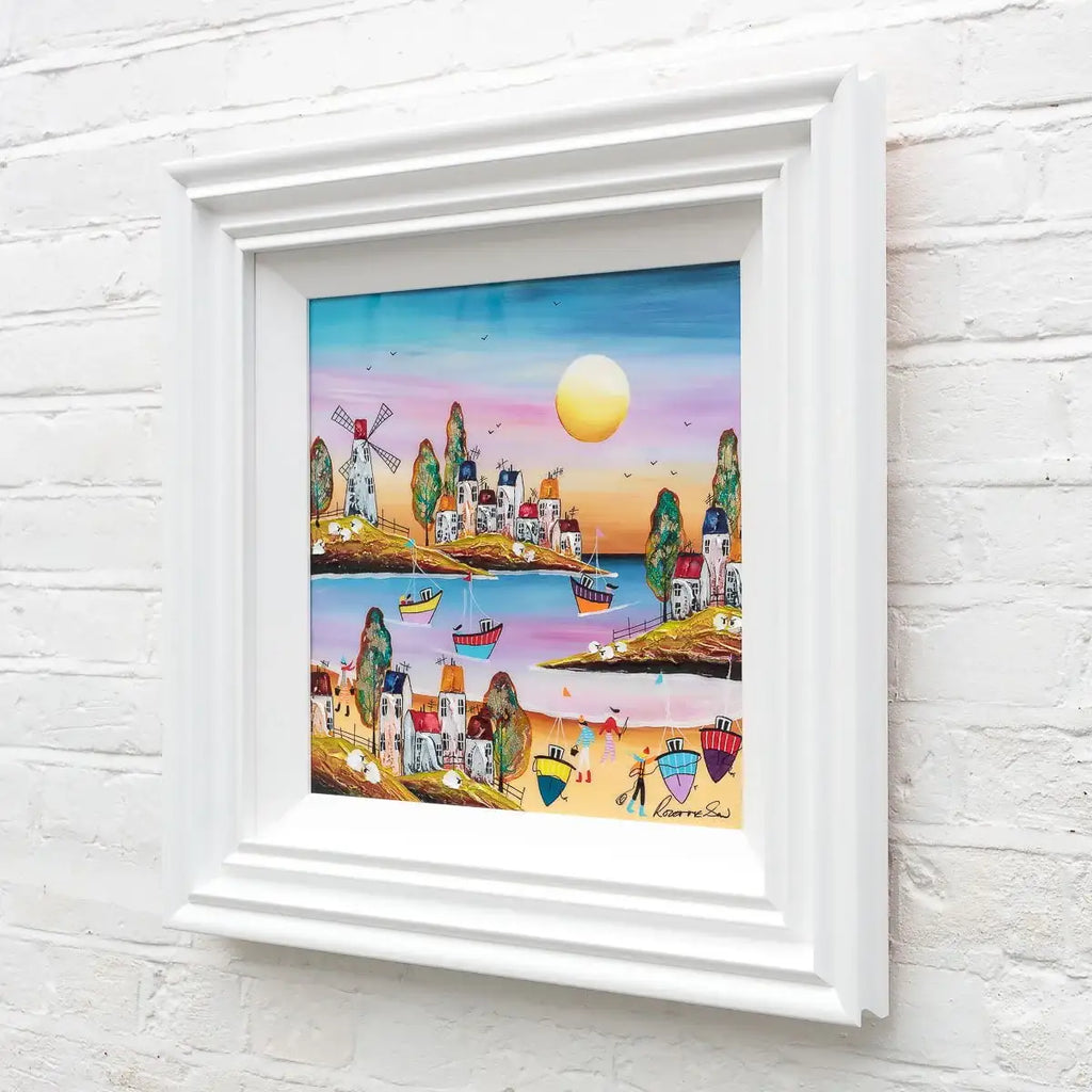 Summer Vibes - Original - SOLD by artist Rozanne Bell - Wyecliffe Galleries