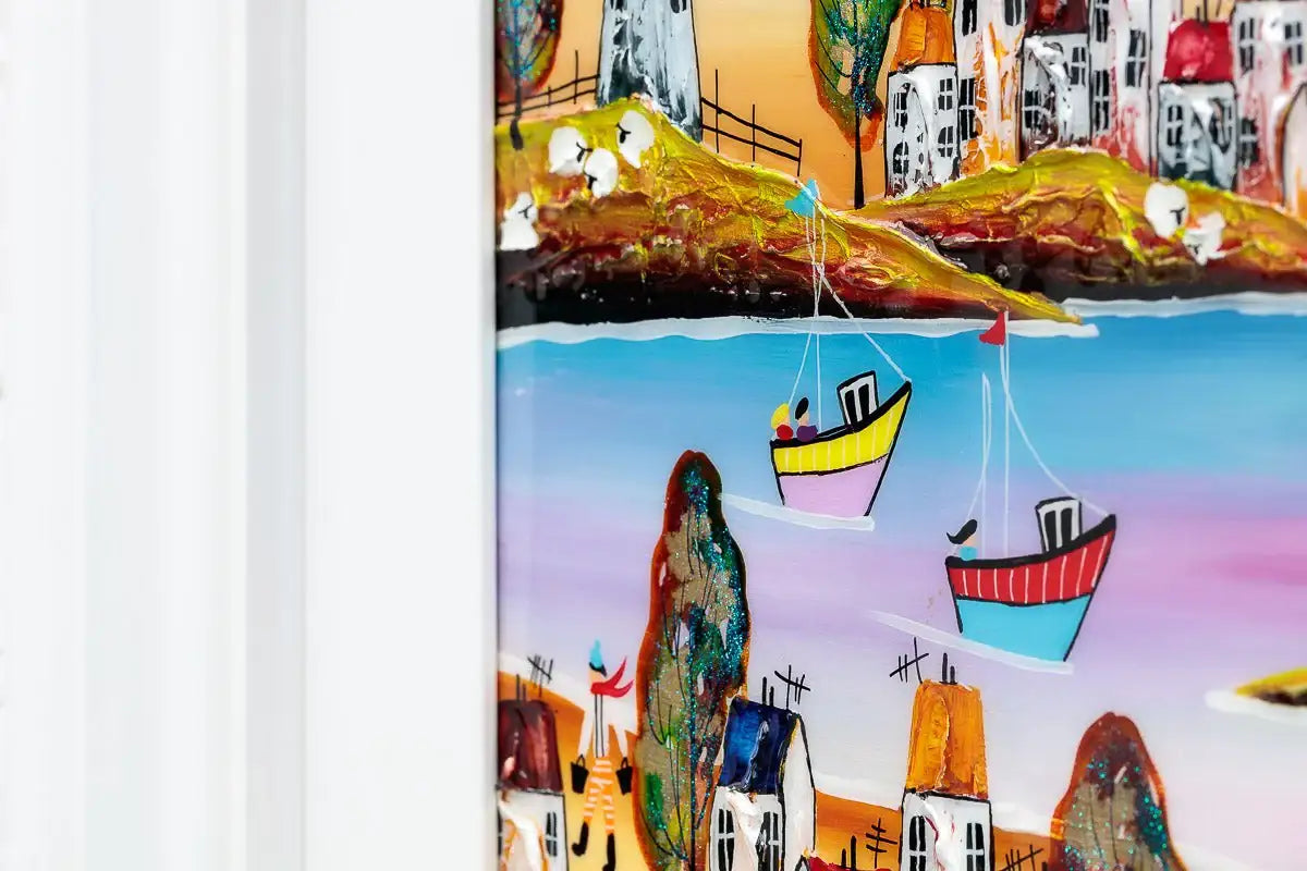 Summer Vibes - Original - SOLD by artist Rozanne Bell - Wyecliffe Galleries