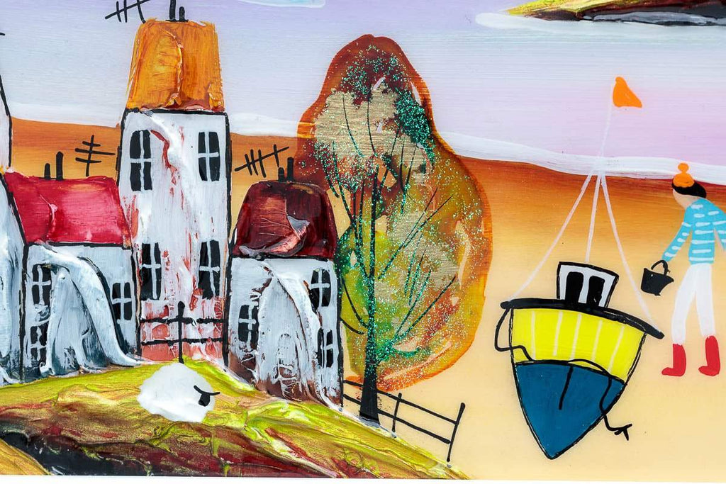 Summer Vibes - Original - SOLD by artist Rozanne Bell - Wyecliffe Galleries