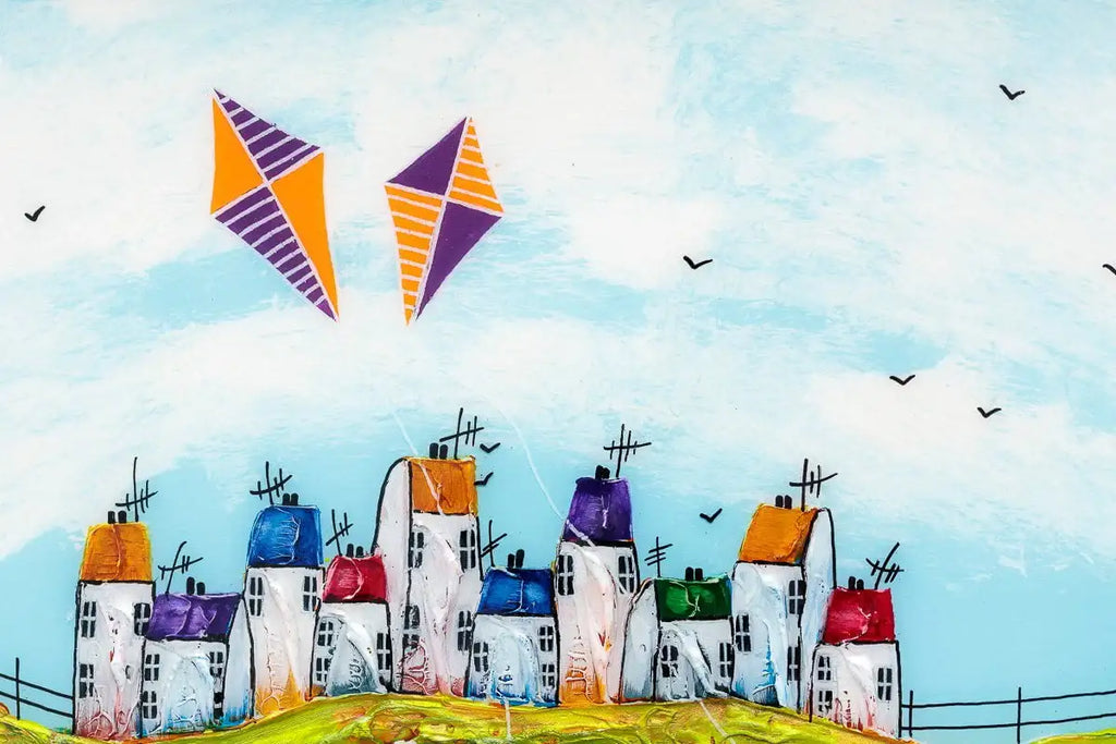 Summertime Vibes - Original by artist Rozanne Bell - Wyecliffe Galleries