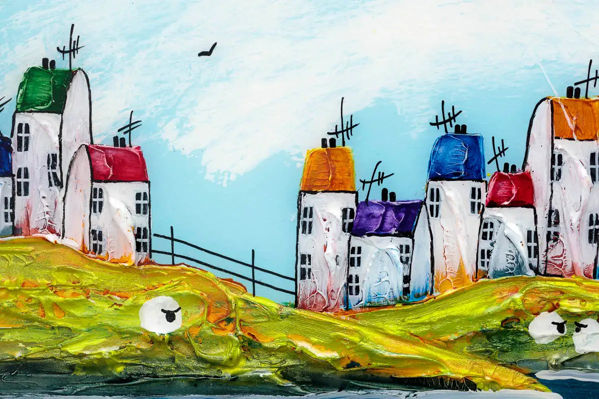 Summertime Vibes - Original by artist Rozanne Bell - Wyecliffe Galleries