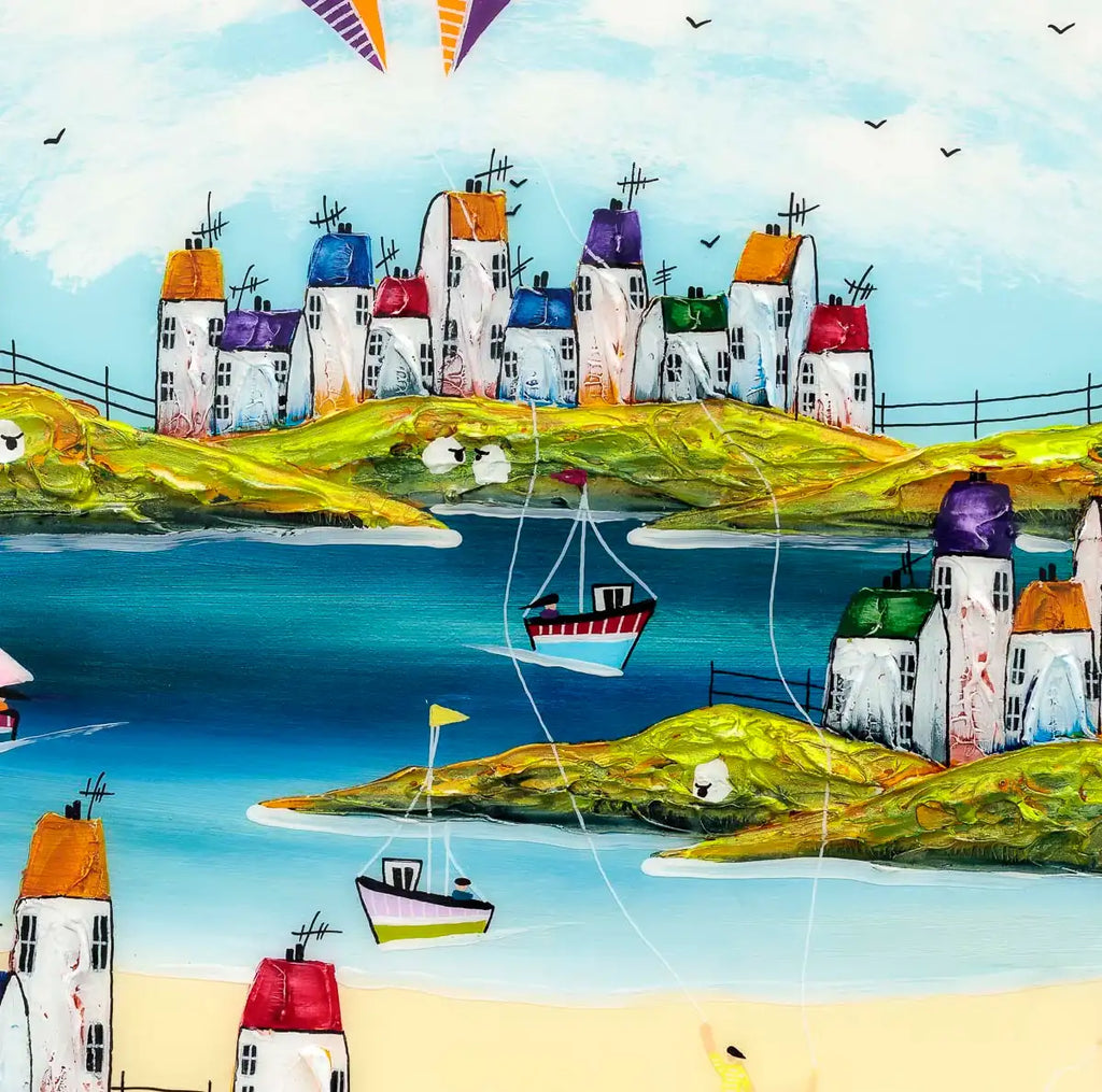 Summertime Vibes - Original by artist Rozanne Bell - Wyecliffe Galleries