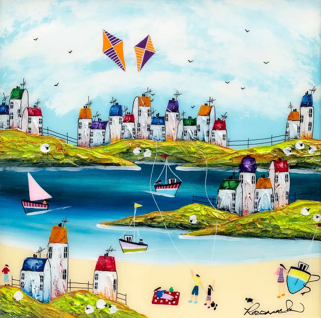 Summertime Vibes - Original by artist Rozanne Bell - Wyecliffe Galleries
