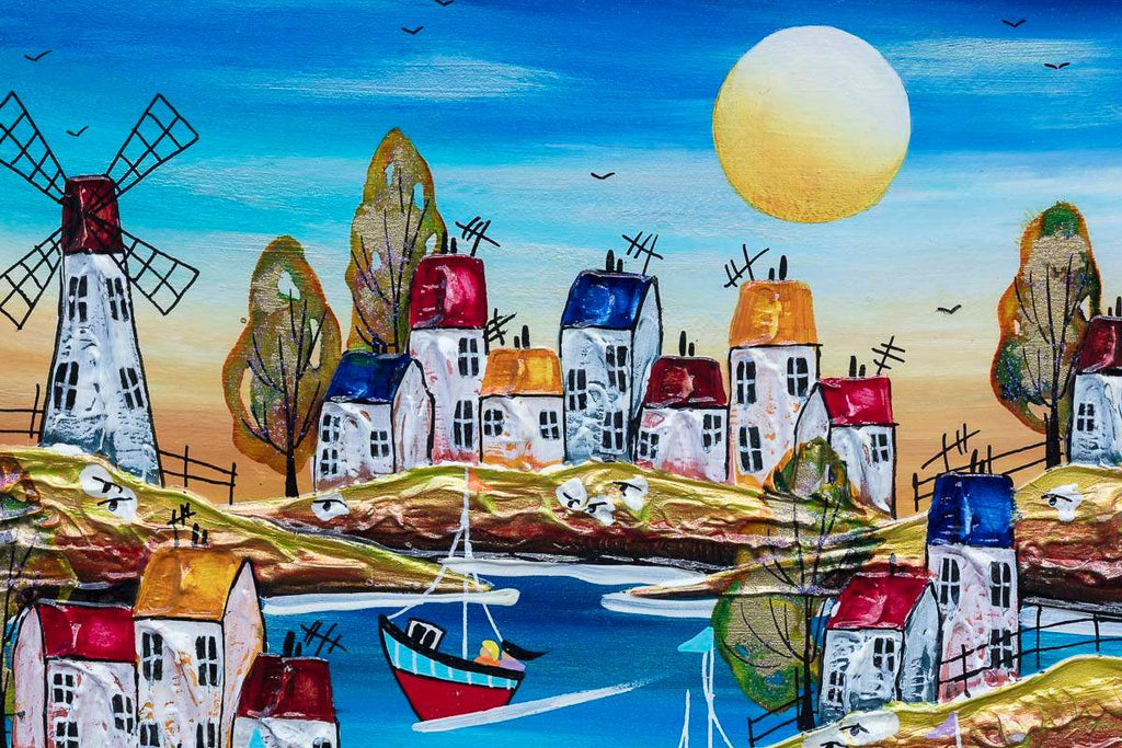 Sunkissed Bliss - Original by artist Rozanne Bell - Wyecliffe Galleries