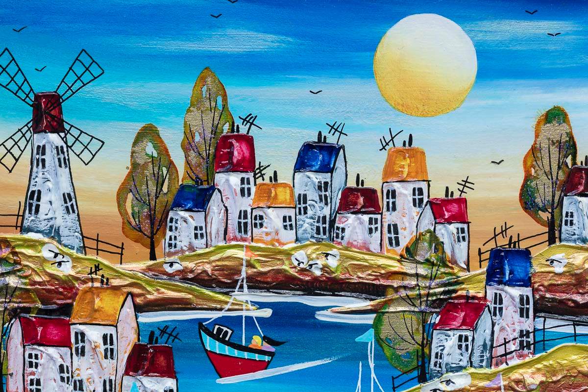 Sunkissed Bliss - Original by artist Rozanne Bell - Wyecliffe Galleries