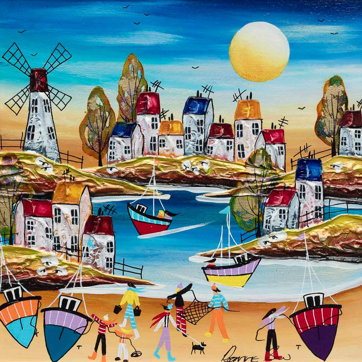 Sunkissed Bliss - Original by artist Rozanne Bell - Wyecliffe Galleries